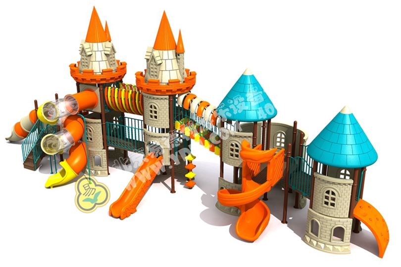 幼兒園戶外兒（ér）童城堡滑梯3