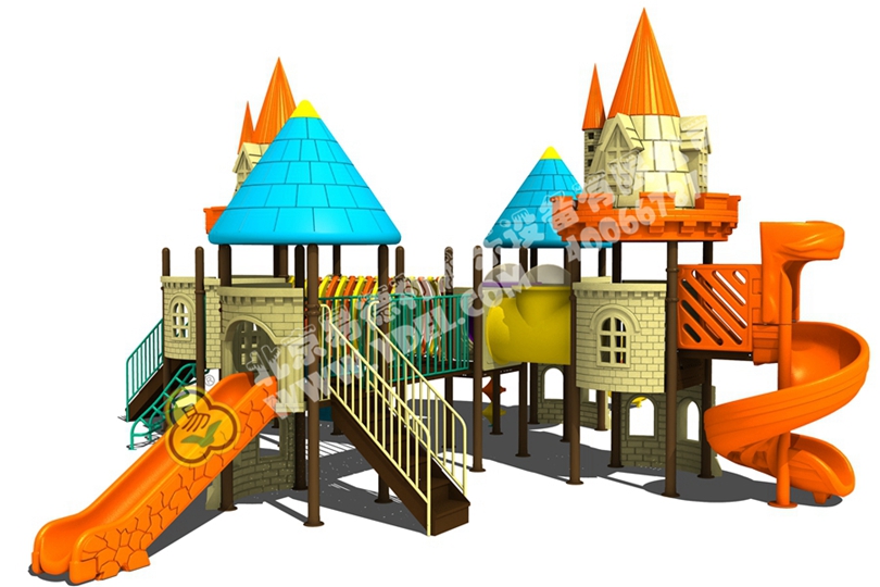 廣東幼兒園戶外兒童城堡（bǎo）滑梯（tī）