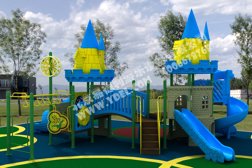 雲南幼兒園戶外兒童城堡滑梯