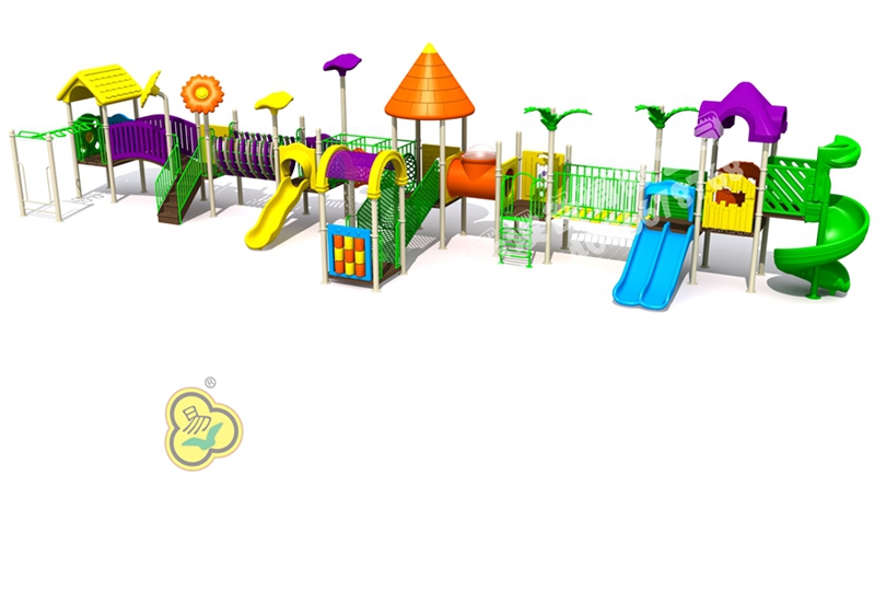 戶（hù）外兒童滑滑梯設備九