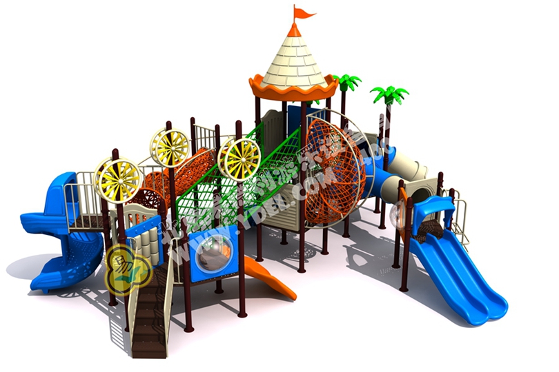 戶外（wài）兒童滑滑梯設（shè）備四