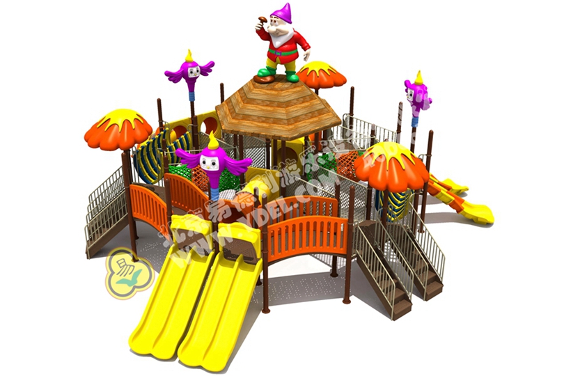 社區兒（ér）童組合滑（huá）梯設備七