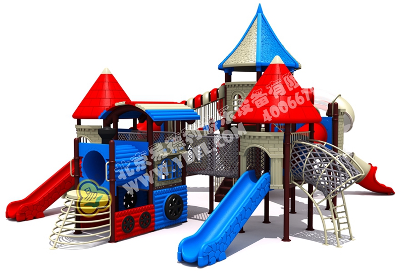 幼兒園戶外兒童城堡滑梯四（sì）