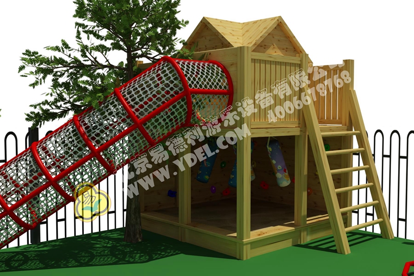 戶外兒童鑽（zuàn）網（wǎng）遊樂（lè）設備