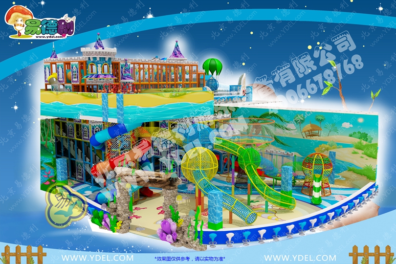 兒童淘氣堡魔幻城（chéng）堡風