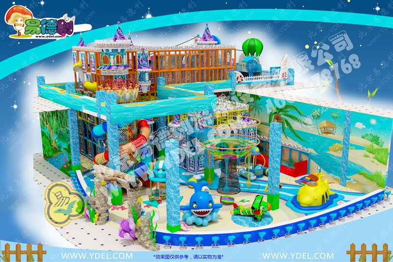 卡通風（fēng）城堡主題淘氣（qì）堡（bǎo）樂園