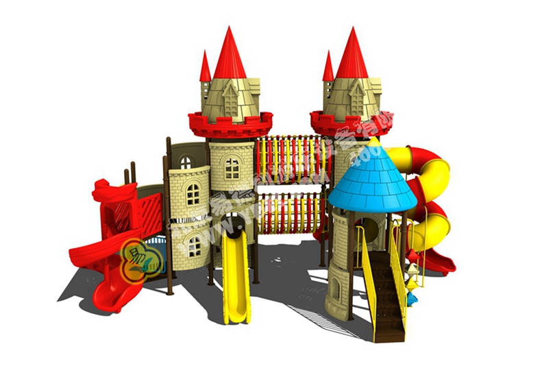 浙江幼兒園戶外兒童城（chéng）堡滑梯