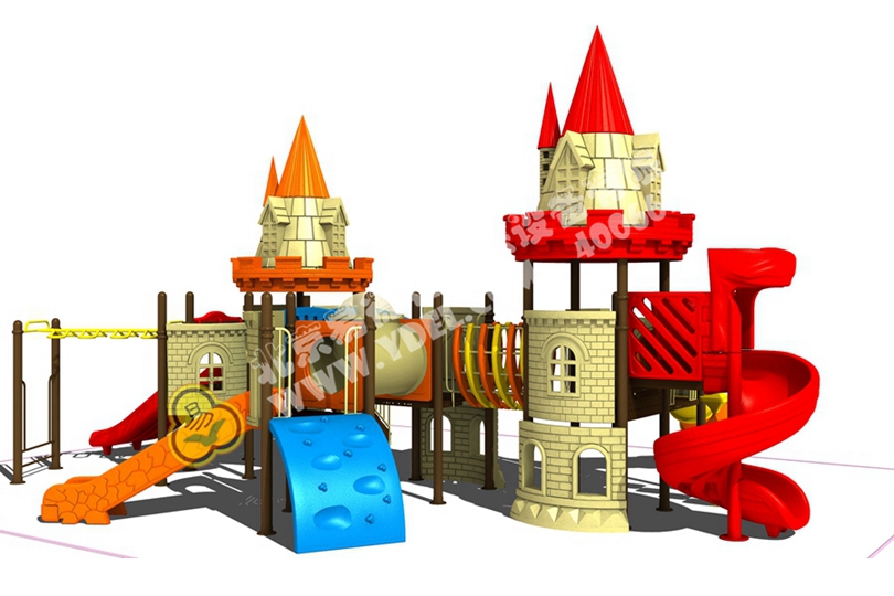 內蒙（méng）幼兒園戶外兒童城堡滑梯