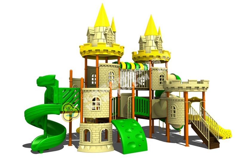 山東幼兒園戶外兒童城堡滑（huá）梯
