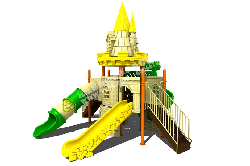 河北幼兒園戶外兒童城堡滑梯（tī）