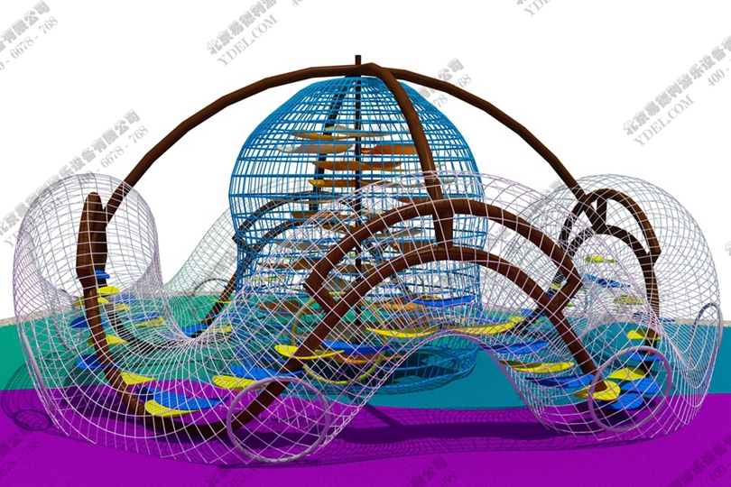戶（hù）外（wài）定製繩網（wǎng）攀爬樂園