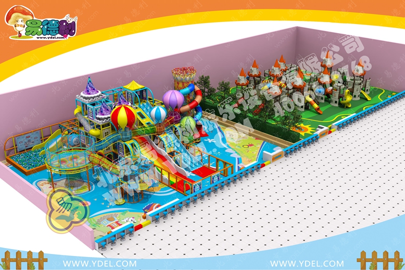 主題城堡兒童（tóng）遊樂場設（shè）備（bèi）