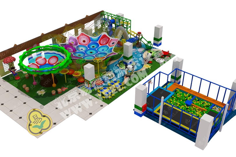 室內淘氣堡（bǎo）網繩係列（liè）遊樂園