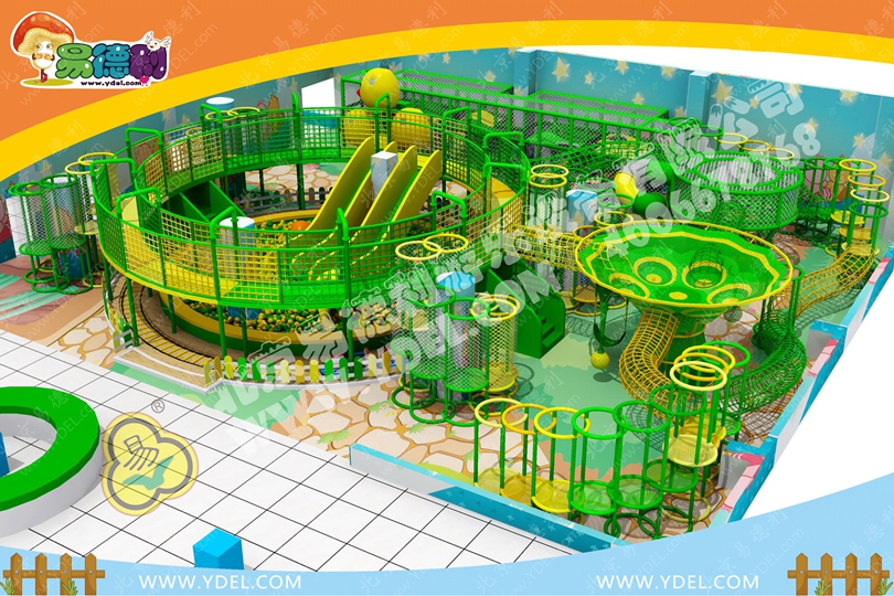 室內網繩攀爬樂（lè）園設備