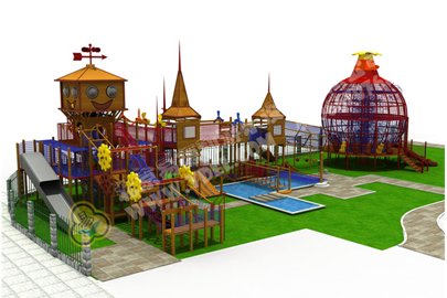 戶外兒童遊樂場定製遊樂設施（shī）五