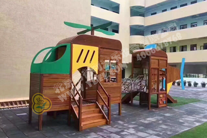 室外兒童樂園（yuán）非標定製遊（yóu）樂設備九
