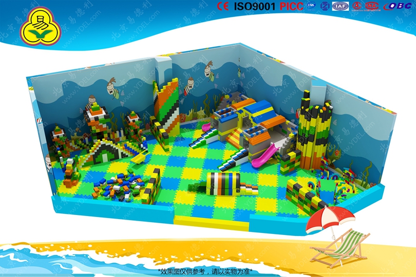 拚裝積木兒童淘（táo）氣堡樂園