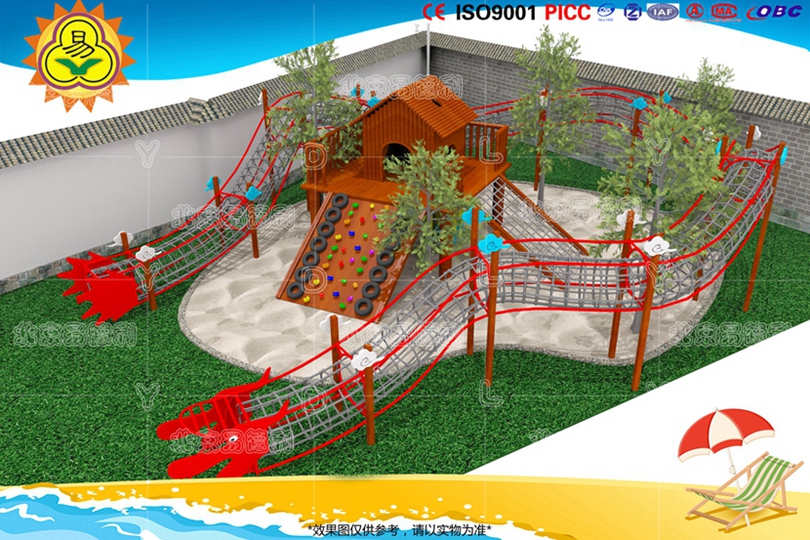幼兒（ér）園（yuán）戶外鑽網攀爬樂園設（shè）備