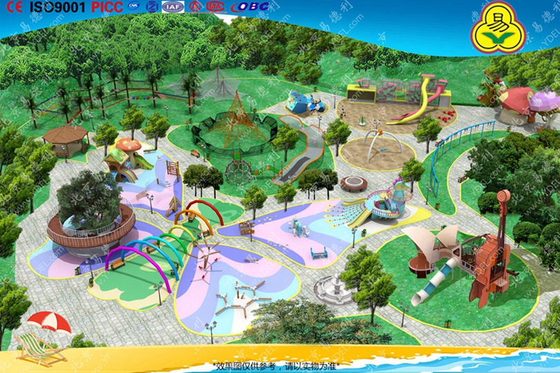 戶外大型兒童遊樂園