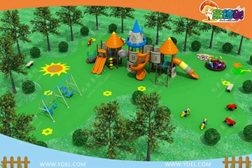 戶外城（chéng）堡滑梯五