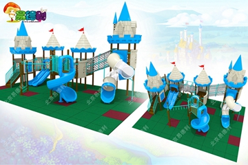 幼兒（ér）園城堡滑梯4