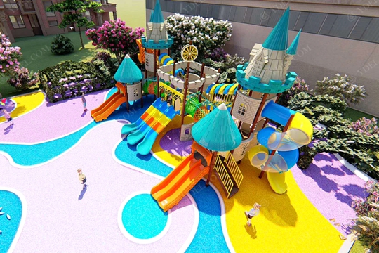 戶（hù）外城堡滑梯一