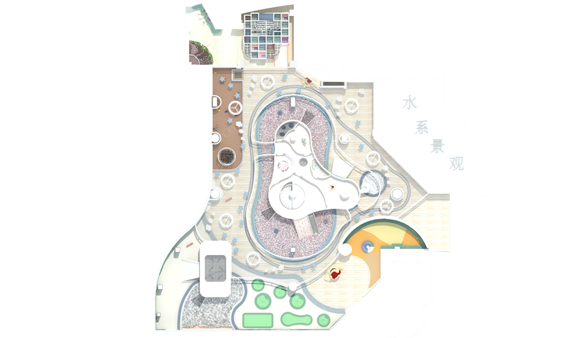 室內樂園（yuán）淘氣堡俯視（shì）圖