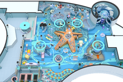 高檔海洋世界淘氣堡定製