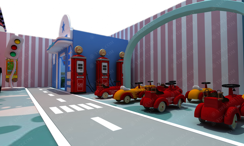 親子餐廳淘氣堡局（jú）部圖片展（zhǎn）示