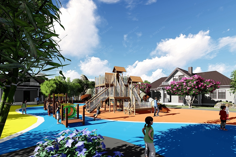 兒童戶外拓展類（lèi）滑（huá）梯設備