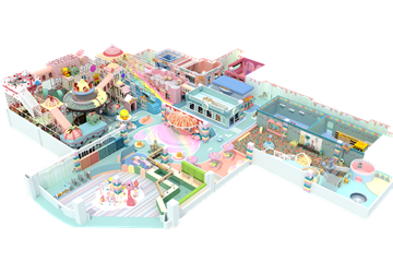 繽紛馬卡龍（lóng）色淘氣堡設備